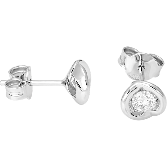 Ohrringe Golay Dame Calla in Weißgold Diamante 0.37 Ct OIM34 0.37 F SI - OIM34 0.37 F SI